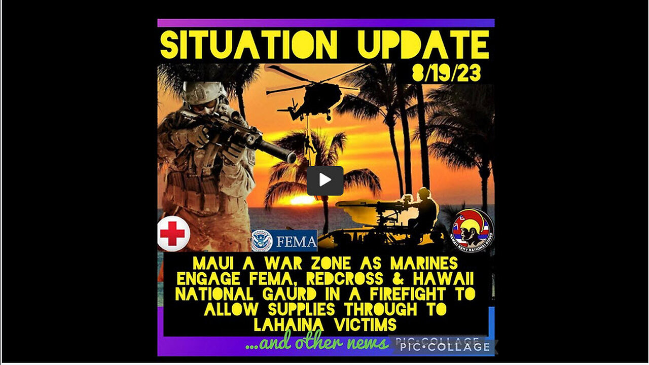 SITUATION UPDATE 8/19/23