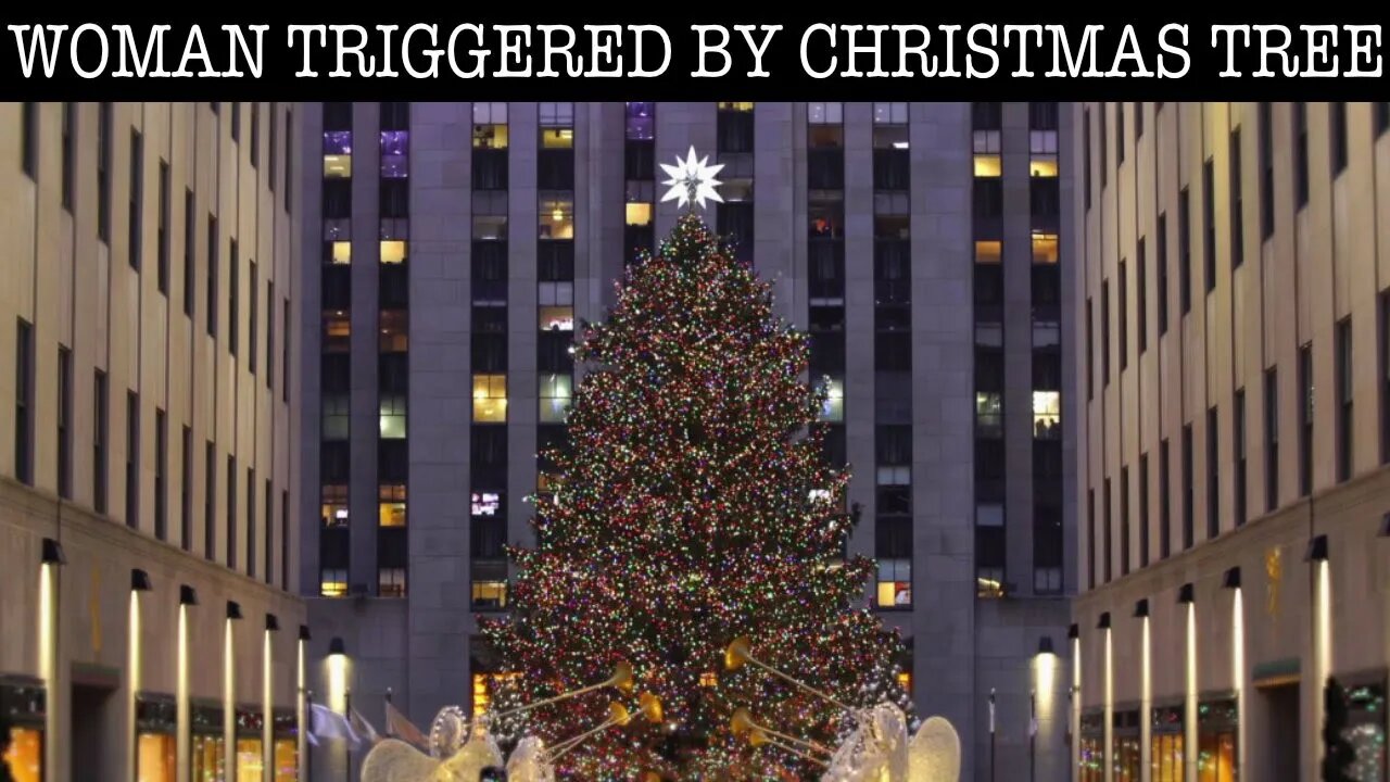 SANG REACTS: WOMAN GETS TRIGGERED BY CHRISTMAS TREE