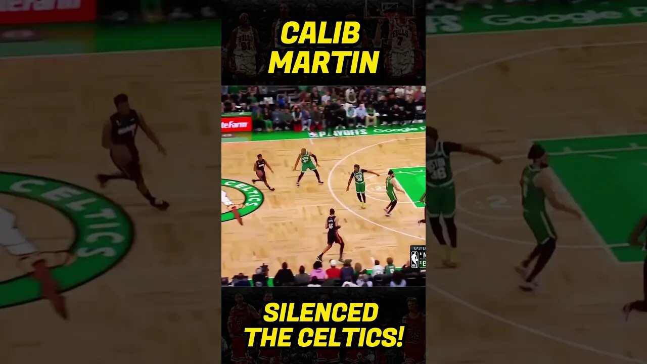 Caleb Martin Silenced Boston in Game 7 🤯#shorts