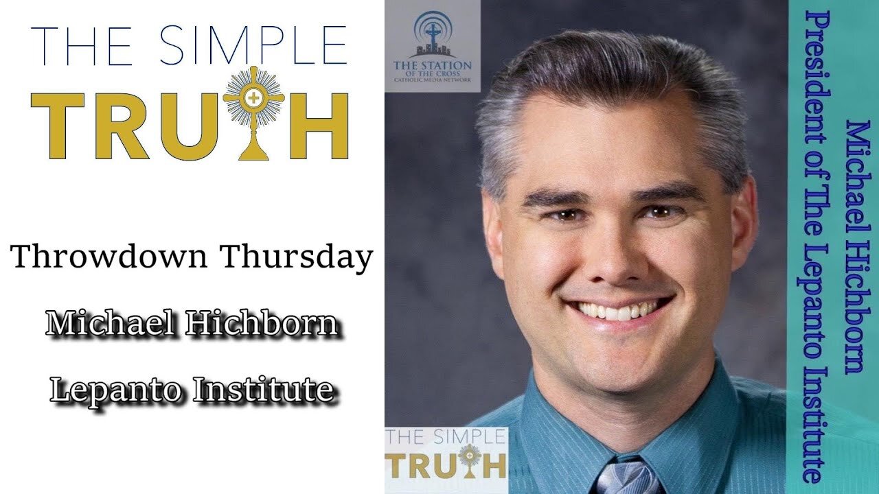 Michael Hichborn, Lepanto Institute - Throwdown Thursday | Nov. 4th, 2021