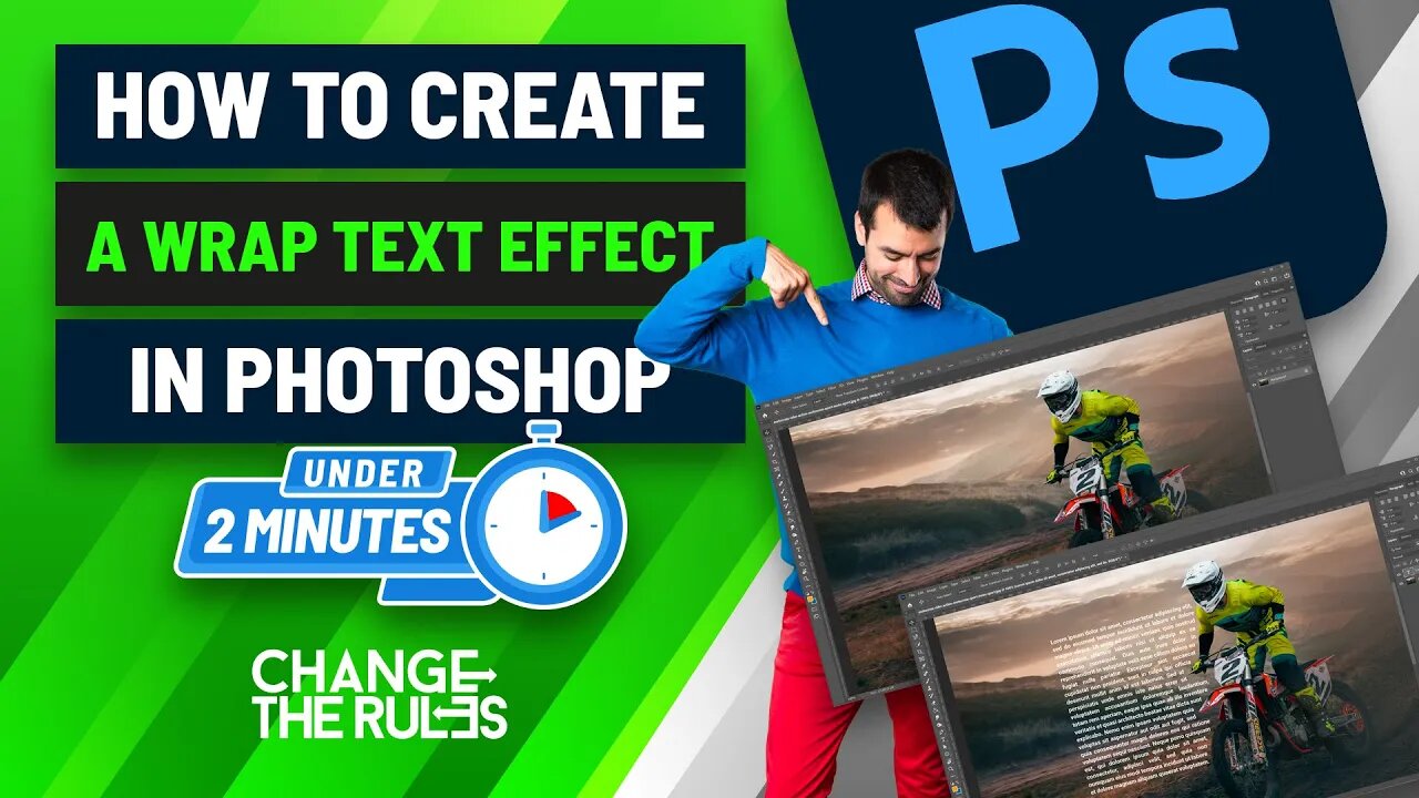 How To Create A Wrap Text Effect In Photoshop