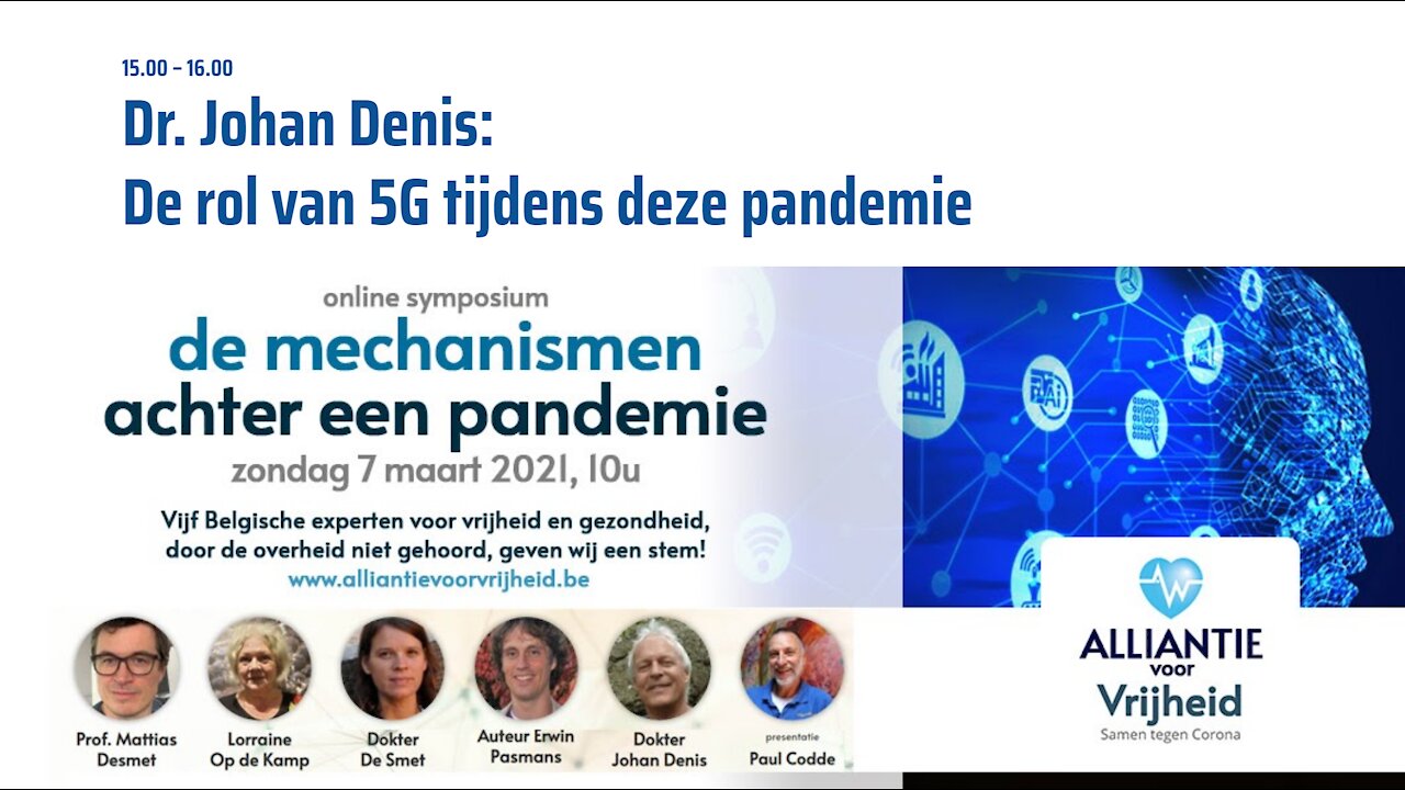 6. Johan Denis - Symposium Artsen Voor Vrijheid 7-3-2021. DEEL II