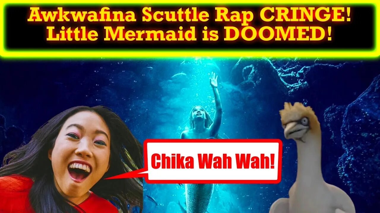 Awkwafina Cringe Raps In The Little Mermaid New Song! Disney Hides Halle Baily In New Chinese Poster