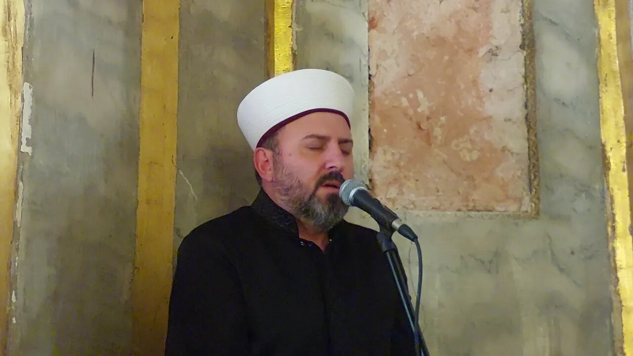 Recitation at AyaSofya Camii by Sheikh Bünyamin Topçuoğlu | Bakara Suresi