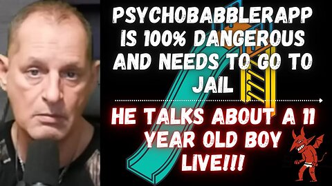 IM SICK TO MY STOMACH @PsychobabbleRapp OPENS UP ABOUT HIS THOUGHTS ON PLAYGROUND PPL.