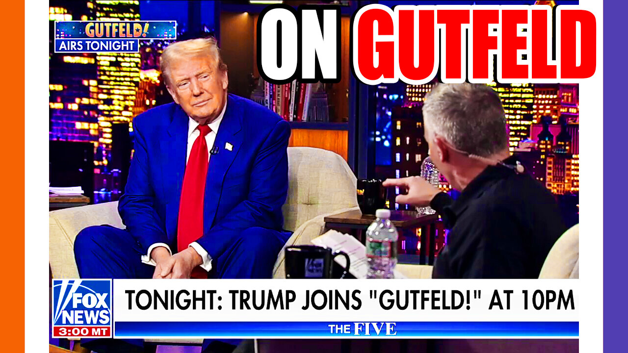 🚨BREAKING: Trump LIVE On Greg Gutfeld's Show 🟠⚪🟣