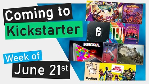 📅Coming to Kickstarter | Rainbow 6: Siege, Valor & Villainy Lludwiks Labyrinth, KROMA, Power Rangers