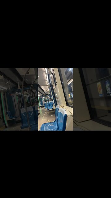 Sleek Montréal metro #montreal #viralvideo #traintravel