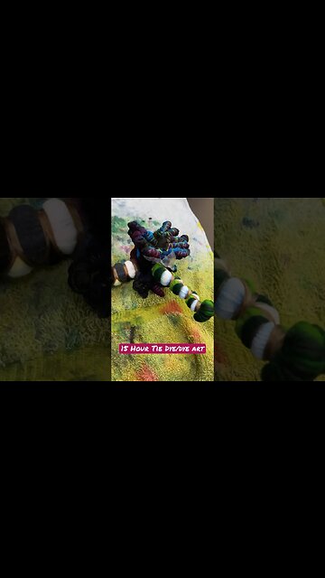 Wearable Art Tie Dye / Dye Art #shorts