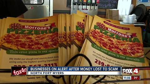 Scammers take hard-earned money from small business owner