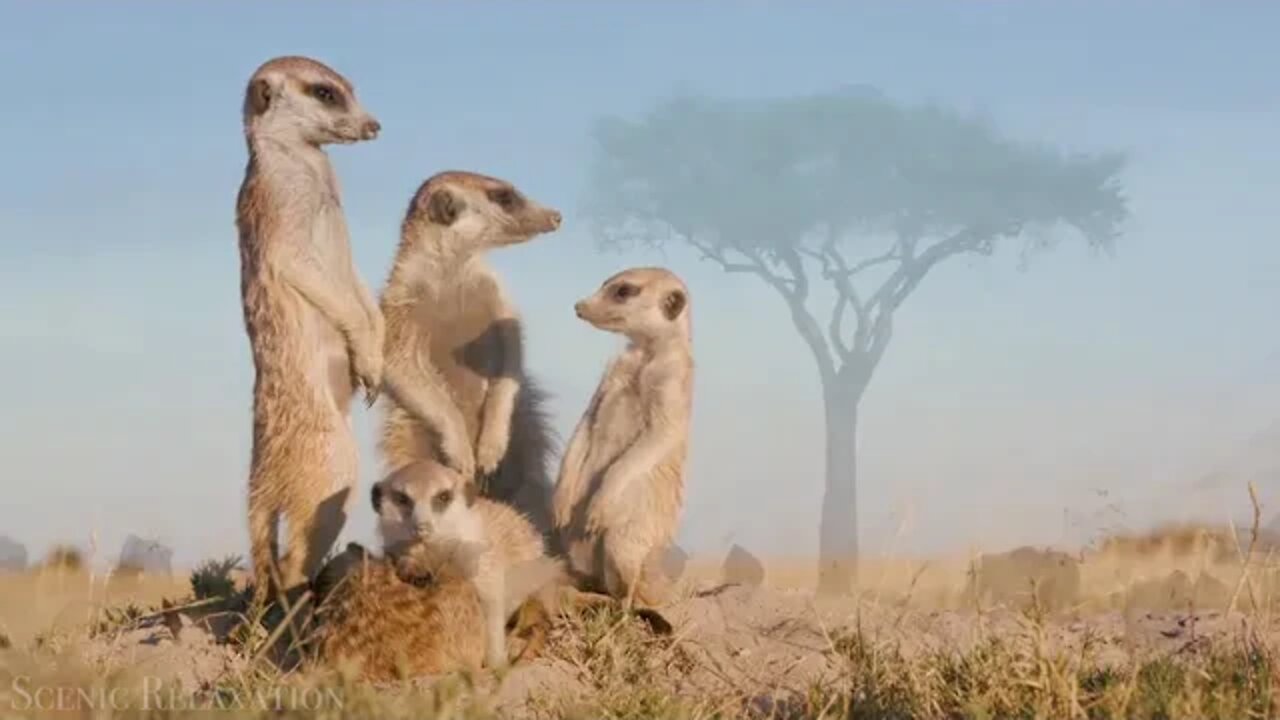 Animals = of = Africa 4K Scenic Relaxation Film With Calming Music