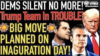 Democrats Silent No MORE! Trump Team In Trouble! BIG MOVE Planned On Inauguration Day!