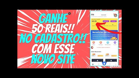 💥 EARN 50 REAL ON REGISTRATION WITH THIS NEW SITE! (Description!)