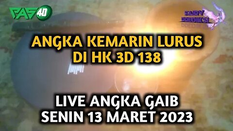 🔴 LIVE ANGKA GAIB JITU HK SDY SGP SENIN 13 MARET 2023 PREDIKSI RUMUS BOCORAN TUNGGAL HK JITU