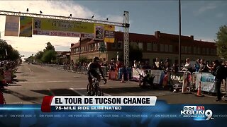 El Tour bike ride change