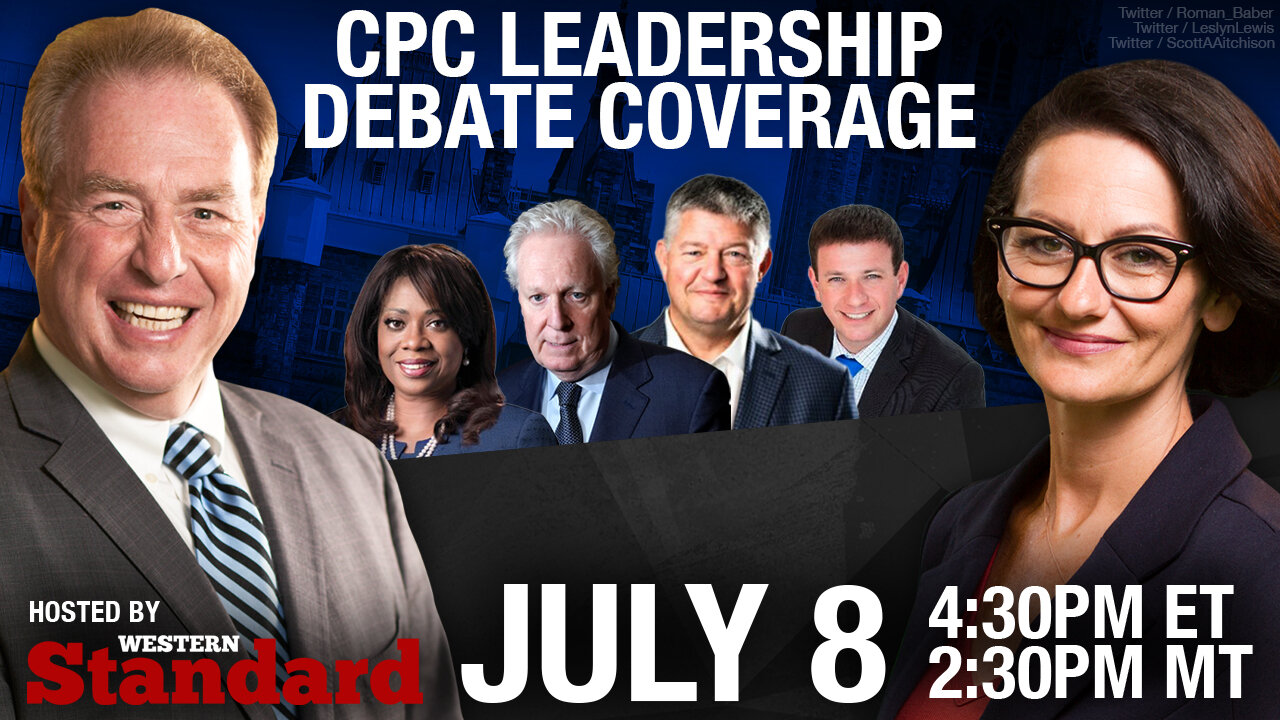 LIVE: Conservative leadership contenders debate