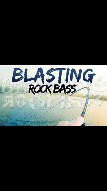 Blasting Rock Bass on a 7 Foot Heavy Fishing in Wisconsin