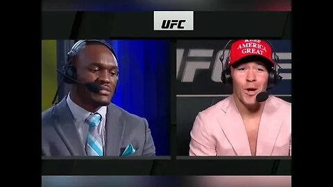 Colby Covington being racist to Kamaru Usman go off on each other after Colby beats Woodley