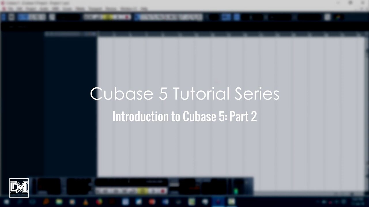 Cubase 5 Tutorial_Introduction Part 2 --- Basic Controls and Settings --- [Amharic_አማርኛ]