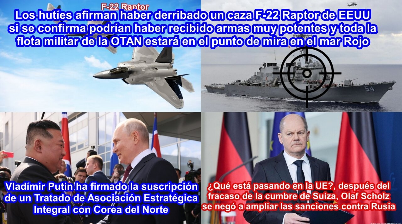 ¿Ha entregado Rusia armas modernas a los hutíes? Ayer anunciaron el derribo de un caza F-22 Raptor