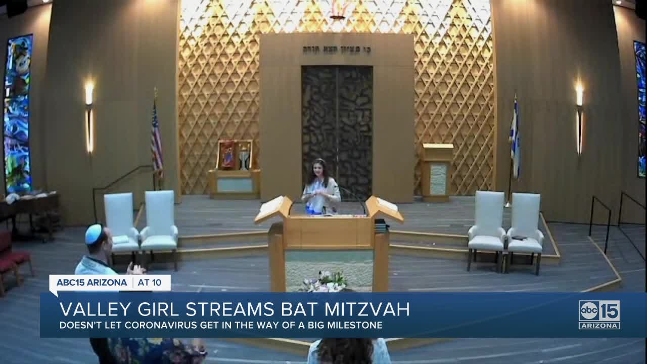 Valley girl has virtual Bat Mitzvah due to COVID-19 outbreak