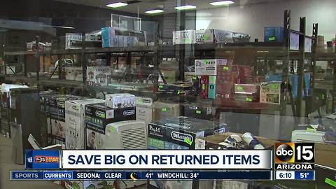 Save big on returned items!