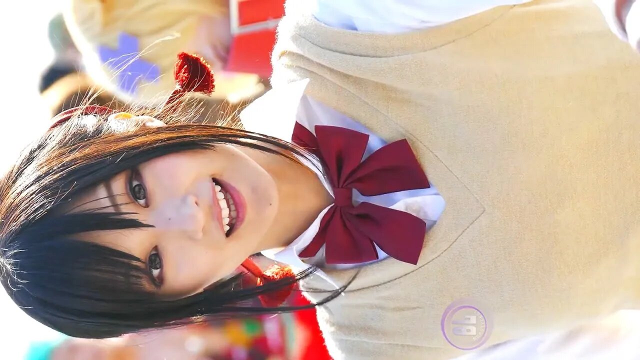 c91 Charming School Uniform Seifuku Cosplay Comiket Japan コミケット コスプレ レイヤー Fancam