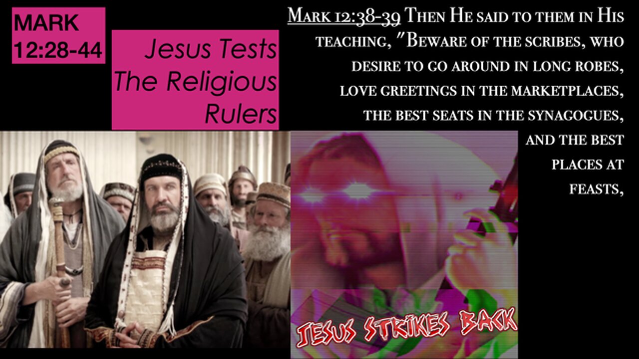 *Mark 12:28-44 Jesus Tests The Religious Rulers* | Grace Bible Fellowship Monmouth County | Sermons