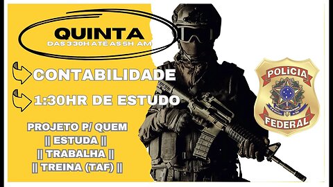 #45 Estude Comigo | Polícia Federal Agente/Escrivão 👉 Motivação p/ o Combate