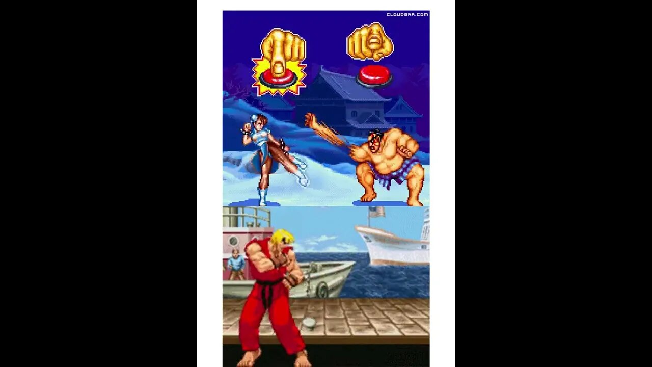 desenho street fighter 2