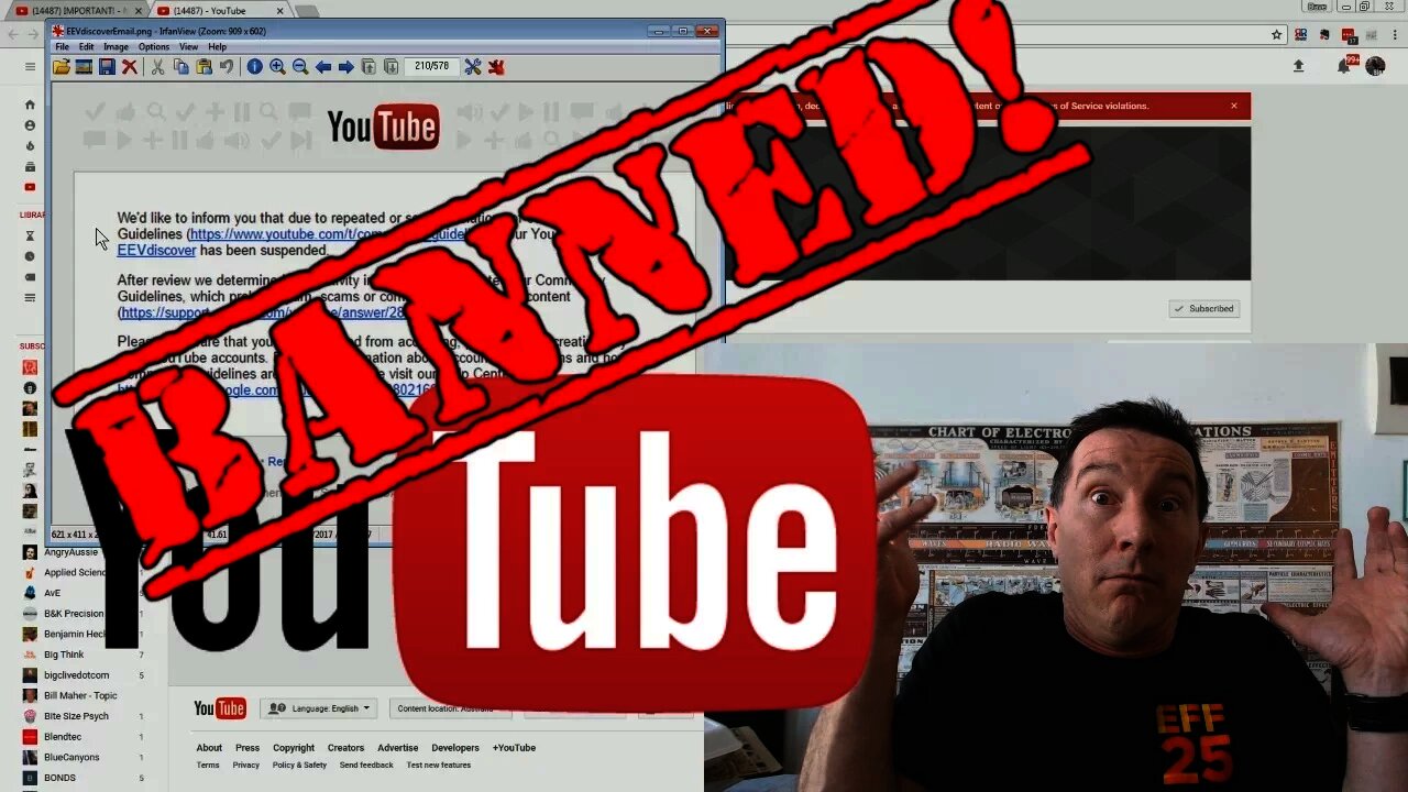 My New Youtube Channel BANNED!