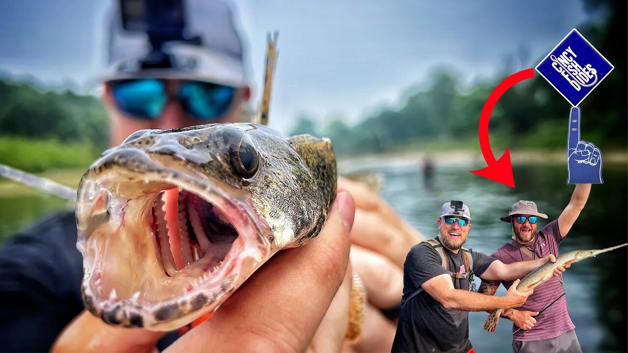 Little Miami River Multi-Species adventure with Cincy Fish Dudes!