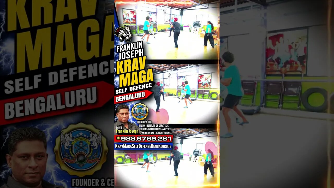 Franklin Joseph Krav Maga (Bengaluru) Self Defense for all Men, Women, Teen & Kids #KravMaga #Shorts