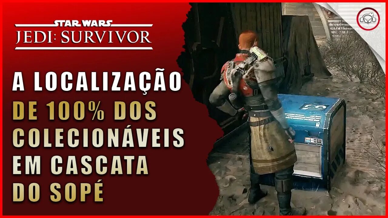 Star Wars Jedi Survivor, A localização de 100% todos colecionáveis em Cascata do Sopé | Super-Dica