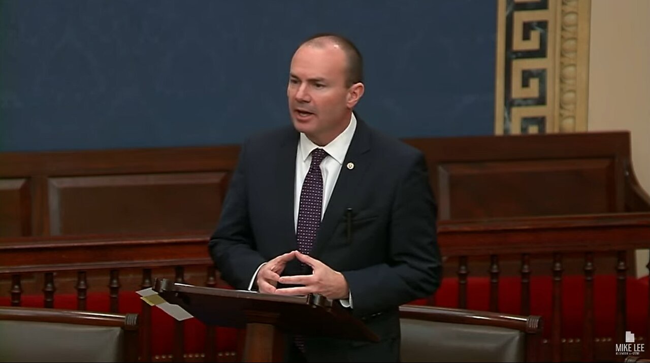 Senator Mike Lee denounces Ukraine proxy war in 4 hour filibuster