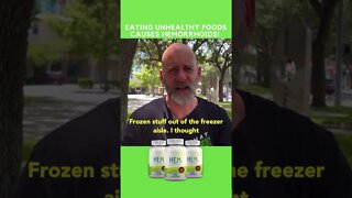 Eating Unhealthy Foods Causes Hemorrhoids!