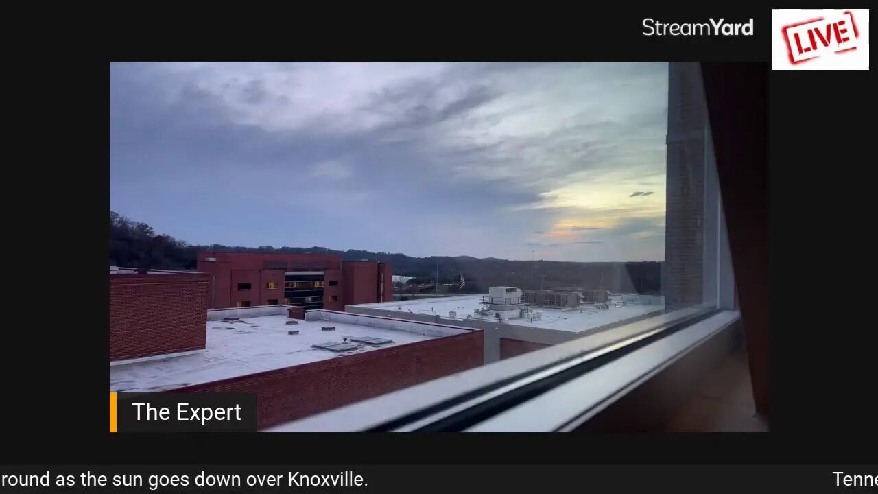 Sun is setting at the University of Tennessee Medical Center