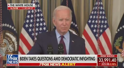 Biden Downplays Harassment of Sens. Sinema and Manchin