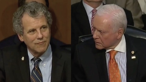 Orin Hatch SMACKS Down Sherrod Brown Over "Republicans Only Help The Rich" Lie!