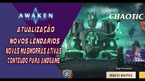 ATUALIZAÇÃO / CONTEUDO PARA ENDGAME / COMO JOGAR AS NOVAS MASMORRAS