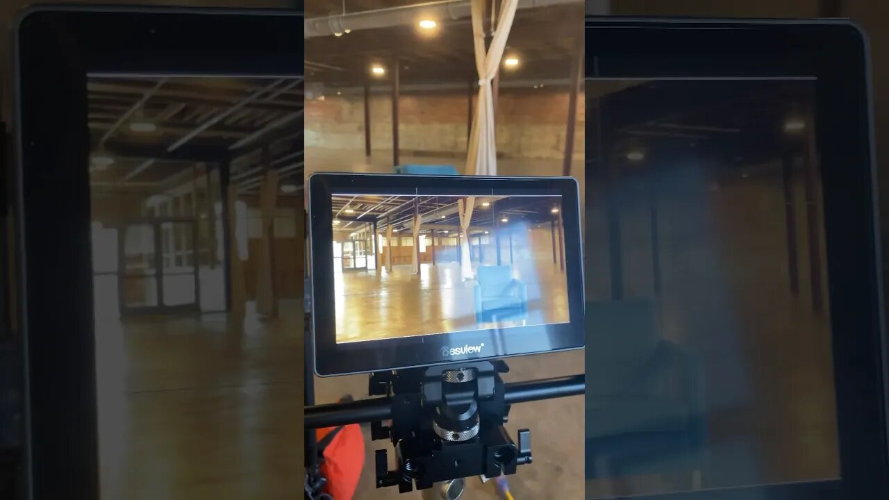 Something about filming in huge spaces.