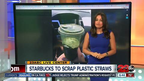 Starbucks Getting Rid of Straws