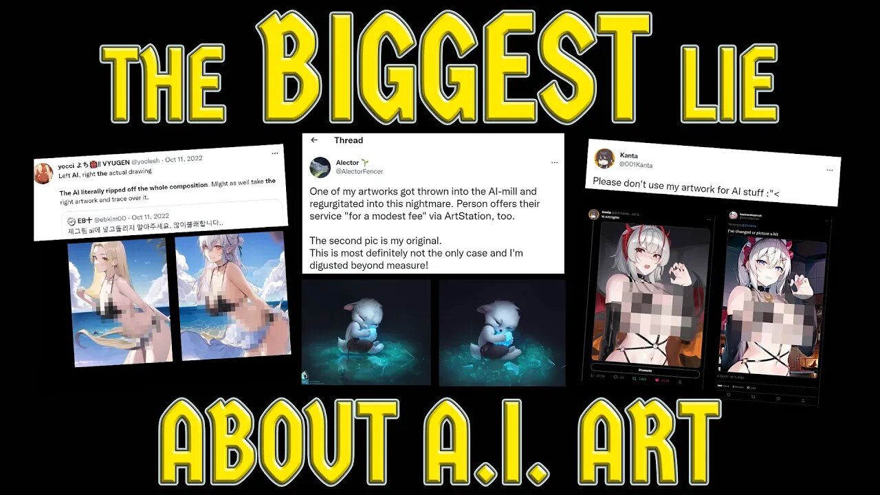 The BIGGEST LIE about Ai ART