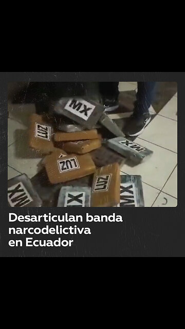 14 toneladas de droga incautadas y 61 detenidos en megaoperativo policial en Ecuador