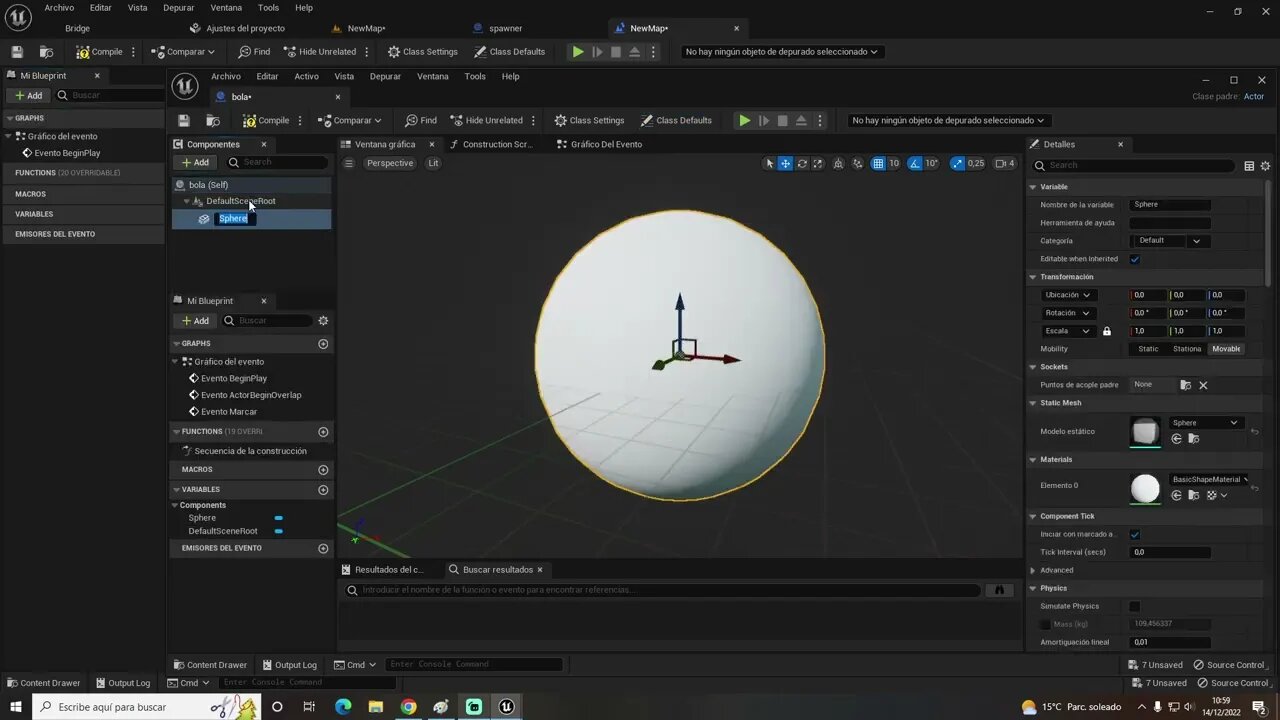 Cómo spawnear un objeto en una ubicación aleatorio - Unreal Engine 5.1
