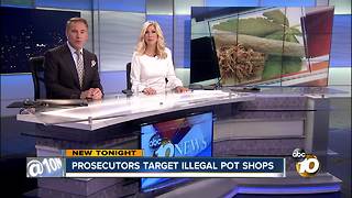 Prosecutors target illegal marijuana shops