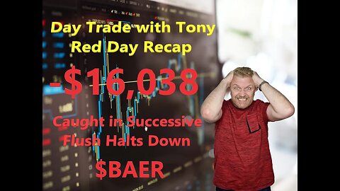 Day Trade With Tony Day Red Day Recap -$16,038 Losing Day