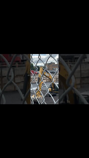 Le Triangle new Neighbourhood massive construction #traintravel #montreal #viralvideo