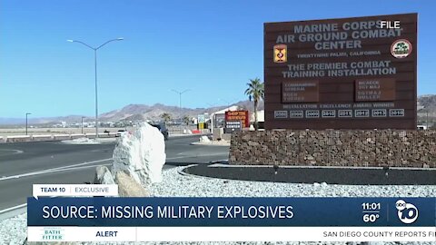 Sources: Missing military explosives