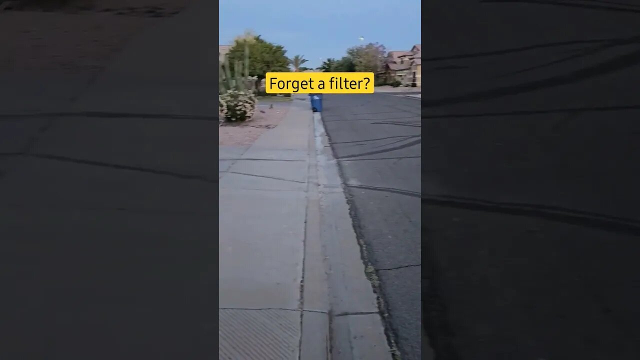 Did they forget to put the oil filter on? #oilchange